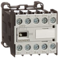 Contactor, motor que cambia, 24VDC, 9A, tamaño 00, 3-Pole, RIEL DIN, SIRIUS