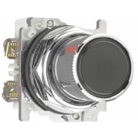 Botón resistente, 30.5 milímetros, leva 5, rubor, negro, vertical, serie 10250T