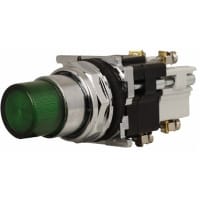 Botón, enfermedad, 120V/Xfr, lente roja, 1No 1Nc, serie 10250T