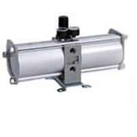 Aumentador de presión y regulador de la presión de la combinación, Rc 1/4 y silenciador