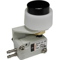 Válvula de control manual neumática básica, PBT, -5 - +60degC