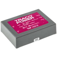 Fuente de alimentación; AC-DC; Módulo; Salida dual, 12V@650mA, -12V@650mA; Serie de TMP