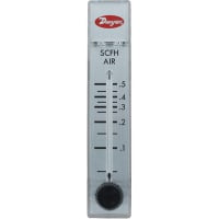Flowmeter, Model RMA, 20-300CC Water/min, 2 " Scale, el 4% Accuracy, Stainless Valve