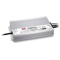 Fuente de alimentación, AC-DC, 36V, 16.7A, 5V, 0.5A, 115-305VIn, sellado, conductor del LED, PFC, serie de HLG