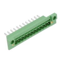 Soldadura del jefe, Deslizar-en serie del control de Combicon de la posición de 5.08m m 12AWG 320V 12A 12