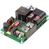 Fuente de alimentación, AC-DC, 24V, 20.8A, 115-264V adentro, marco abierto, médico, alejado, PFC,