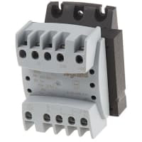 transformador del montaje del panel 40VA, CA de 230 V, CA 2 primario x, CA de 400 V de 12 V secundaria