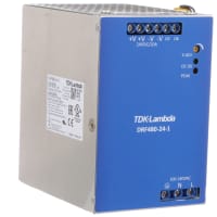 Fuente de alimentación, AC-DC, 24V, 20A, 85-264V adentro, incluido, montaje del carril del estruendo, ErP, serie de DRF