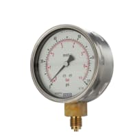 Tamaño positivo análogo G / de la conexión de BottomEntry 100psi de la galga 3de presión8