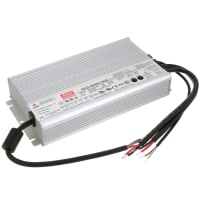 Fuente de alimentación, AC-DC, 24V, 25A, 5V, 0.5A, 115-305V adentro, sellado, conductor del LED, PFC, serie de HLG