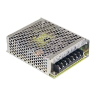 Fuente de alimentación, AC-DC, salida dual, 5V, 6A, 12V, 2A, 54W, 88-264V adentro, RD-Series