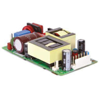 Fuente de alimentación, AC-DC, 24V, 4.68A, 100-264VIn, marco abierto, Pnl Mnt, médico, serie de LFMWLP