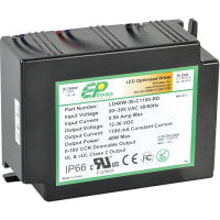 Fuente de alimentación, AC-DC, 36V@1.1A, 90-305V adentro, encapsulado, conductor del LED, 40W, PFC, serie del LD
