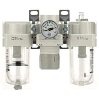 Filtro/regulador/lubricador Combo, modular, 3/8NPT, línea aérea