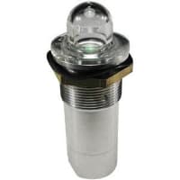 Indicador, neumático, rojo, cuerpo pinta, 1/8 "