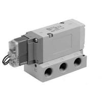 Válvula de solenoide neumática, Rc 3/8, 5/2, VF3000