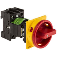 Switch Disconnector, 3 Pole, Base Mount, Non-Fused, no, 32 A, kilovatio de 15, IP65