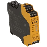 Relais de seguridad, en doble canal, 24Vac/Dc