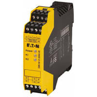 El relais de seguridad, dos da el control, 24 Vac/Dc
