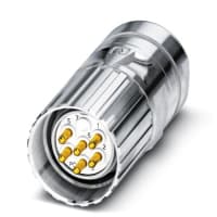 Conec, Circ, M23, enchufe, cable, Str, 7 posición, señal, fijación de tornillo