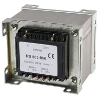 el transformador del montaje del chasis 200VA 2 hizo salir la CA primaria 20V de la CA 230V secundaria