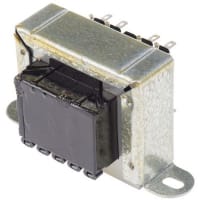 Montaje secundario primario del panel 9VAC del transformador de energía 12VA 115/230VAC