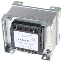 El transformador del montaje del chasis 150VA 2 hizo salir la CA primaria 6V de la CA 230V secundaria