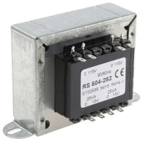 El transformador del montaje del chasis 50VA 2 hizo salir 115 la CA primaria 15V de la CA 230V secundaria