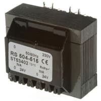 El transformador del PWB 6VA 2 hizo salir la CA primaria 24V de la CA 230V secundaria