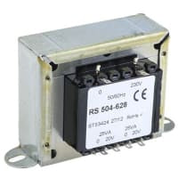 el transformador del montaje del chasis 50VA 2 hizo salir la CA primaria 20V de la CA 230V secundaria