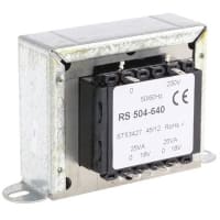 El transformador del montaje del chasis 50VA 2 hizo salir la CA primaria 18V de la CA 230V secundaria