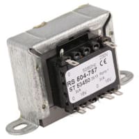El transformador del montaje del chasis 6VA 2 hizo salir la CA primaria 18V de la CA 230V secundaria