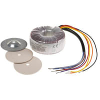 El transformador 50VA 2 de Toroidal hizo salir 115, 230VAC primario 2 x 12VAC secundario