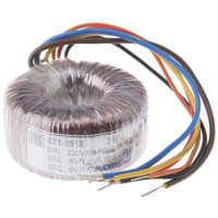 El transformador 15VA de Toroidal 2 hizo salir 230VAC x 2 primario 6VAC secundario