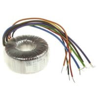 Salida del transformador 15VA 2 de Toroidal 115, 230VAC x 2 primario 6VAC secundario