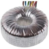El transformador 50VA 2 de Toroidal hizo salir 115, 230VAC primario 2 x 18VAC secundario