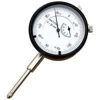 Indicador 0-10m m del dial con el vástago de 8m m