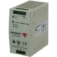 Fuente de alimentación, voltaje 12 VDC, 16 actual A, energía 240 W, serie de SPD240W