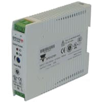 Fuente de alimentación, AC-DC, 15V, 1.2A, 18W, 90-264VAC entrada, carril del estruendo, serie del SPD