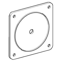 Sello 65 del IP para 60 x placa delantera e interruptor de leva delantero del montaje, sistema de 60 milímetros de 5