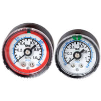 Galga, presión, indicador del límite, .4MPa/60PSI, R1/8, 37.5OD