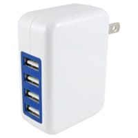 el ADAPTADOR 5VDC 4AMP de la CA del USB 4-PORT HIZO SALIR 100-240VAC 50-60HZ ENTRADO CON DOBLAR PLU