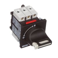 Interruptor No-Fusible de la desconexión, 12A, 4 operador negro/gris del montaje de la puerta del agujero,