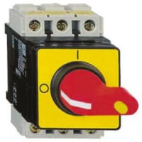 3 poste No-Fundió el desenganche del interruptor, 32 A, 11 W, IP20, IP65