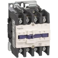 Contactor LC1D, 80A, 4P, 2NO+2NC, 120V, 60 hertzio, serie de TeSys Deca