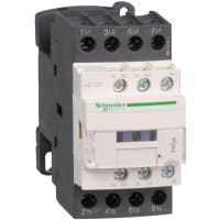 Contactor LC1D, 25A, 4P, 24 VDCLow, estirón Treminal, serie de TeSys Deca
