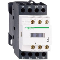 Contactor LC1D, 25A, 4-P, 250 VDC, serie de TeSys D