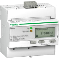 El metro de la energía, iEM3155 3PH, 63A directo, clase 1, Modbus, 4 quad, 1 DI, 1
