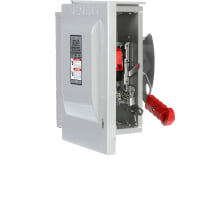 El interruptor de Safey, 30A, 3 poste, 600V, No-Fundió Hd, tipo 3R, terminal del estirón, serie de HNF