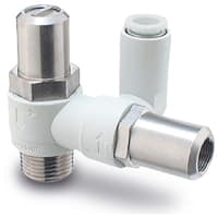 Control de flujo, dual, puerto 1/4PT, para 8mmtube